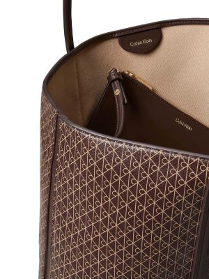 EMBLEM AOP TOTE W/POUCHE