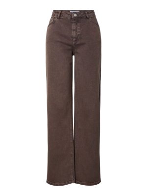 PCSILKE WIDE COLORED JEANS
