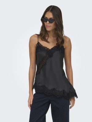 JDYFIFI ASYM LACE SINGLET