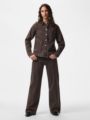 PCSILKE DENIM SHIRT