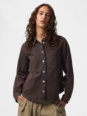 PCSILKE DENIM SHIRT