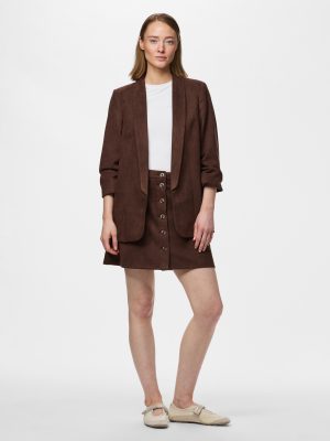 PCBOSELLA 3/4 BRUSHED BLAZER