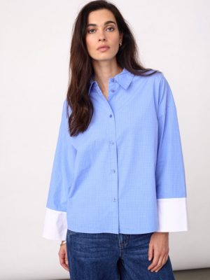 ELONACC CHECK CUFF SHIRT