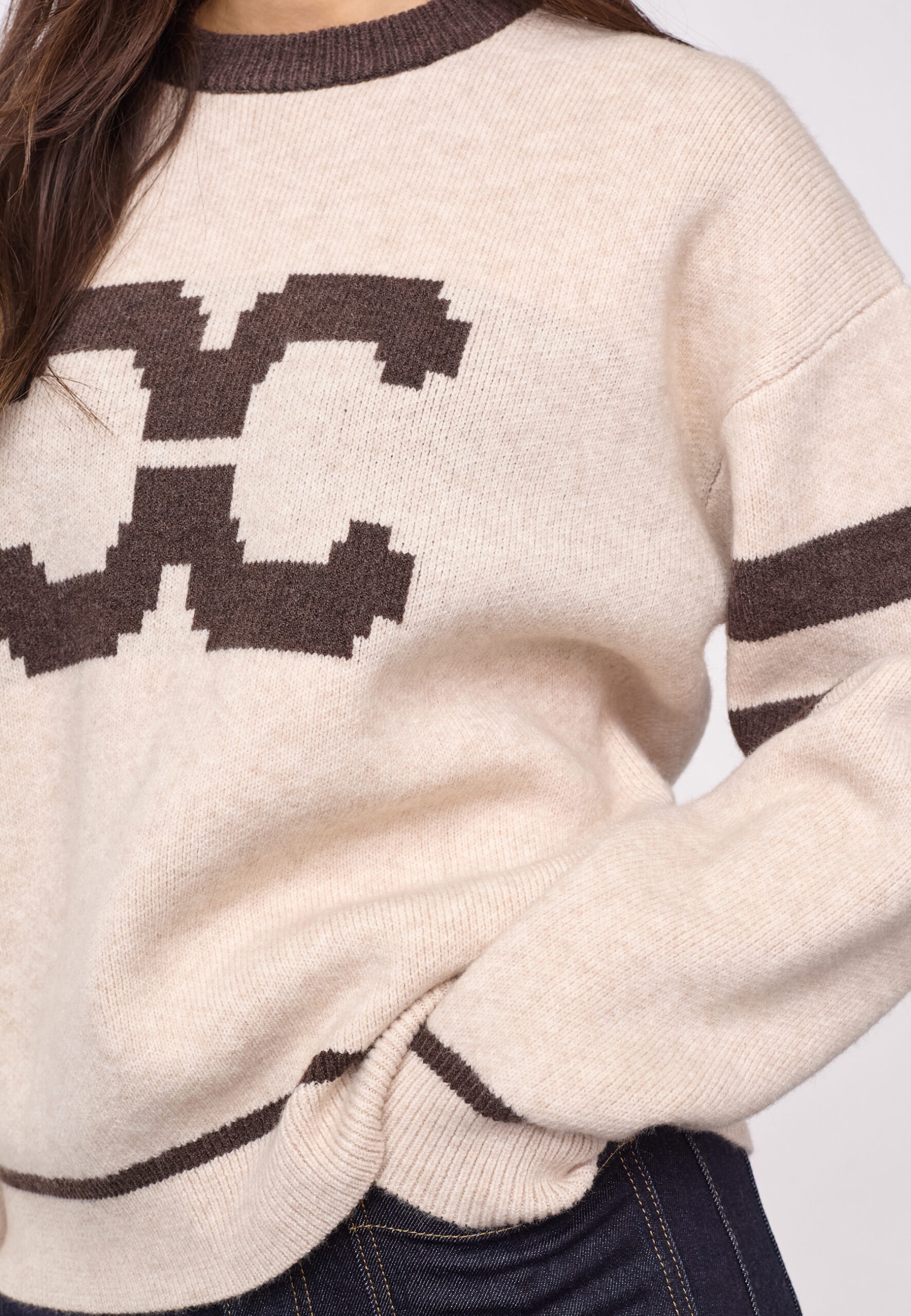 ROWCC COCO LOGO KNIT