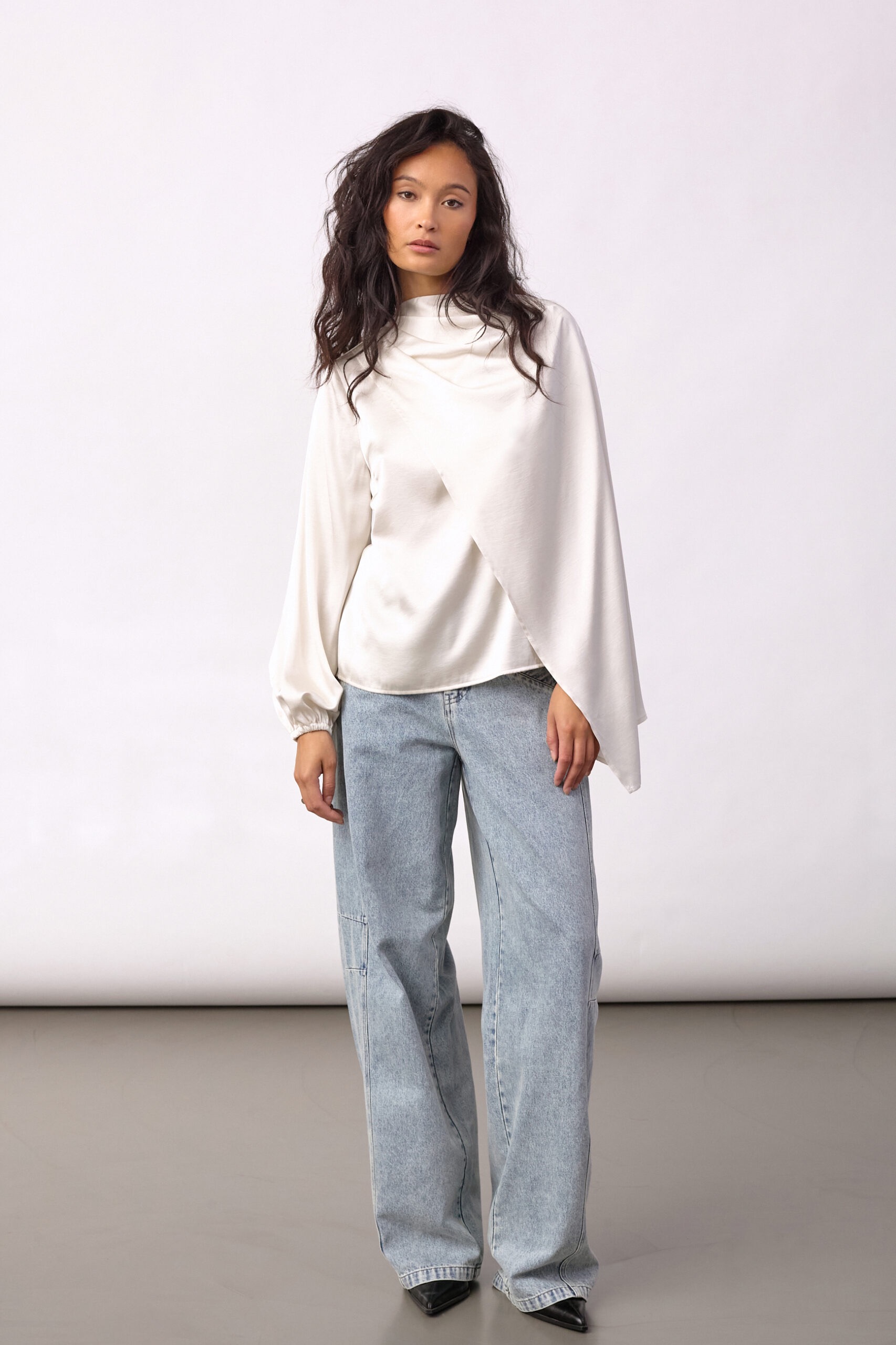 IDUNNCC CAPE BLOUSE