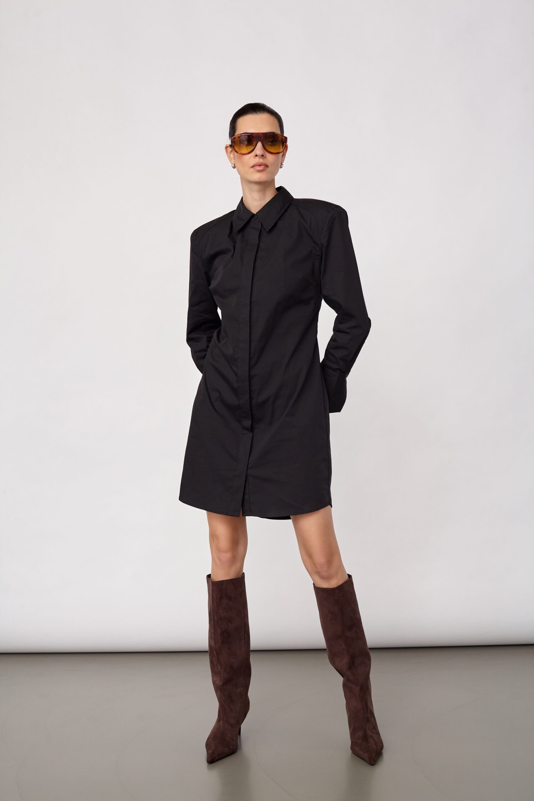 SANNACC POWER SHIRT DRESS
