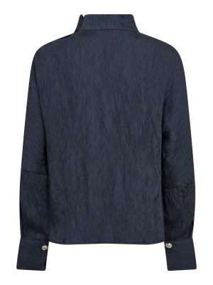 CAMELLOCC ASYM BUTTON BLOUSE