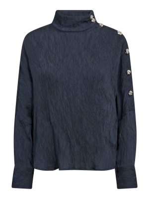 CAMELLOCC ASYM BUTTON BLOUSE
