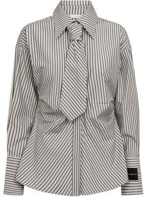 GEMMA TIE STRIPE SHIRT