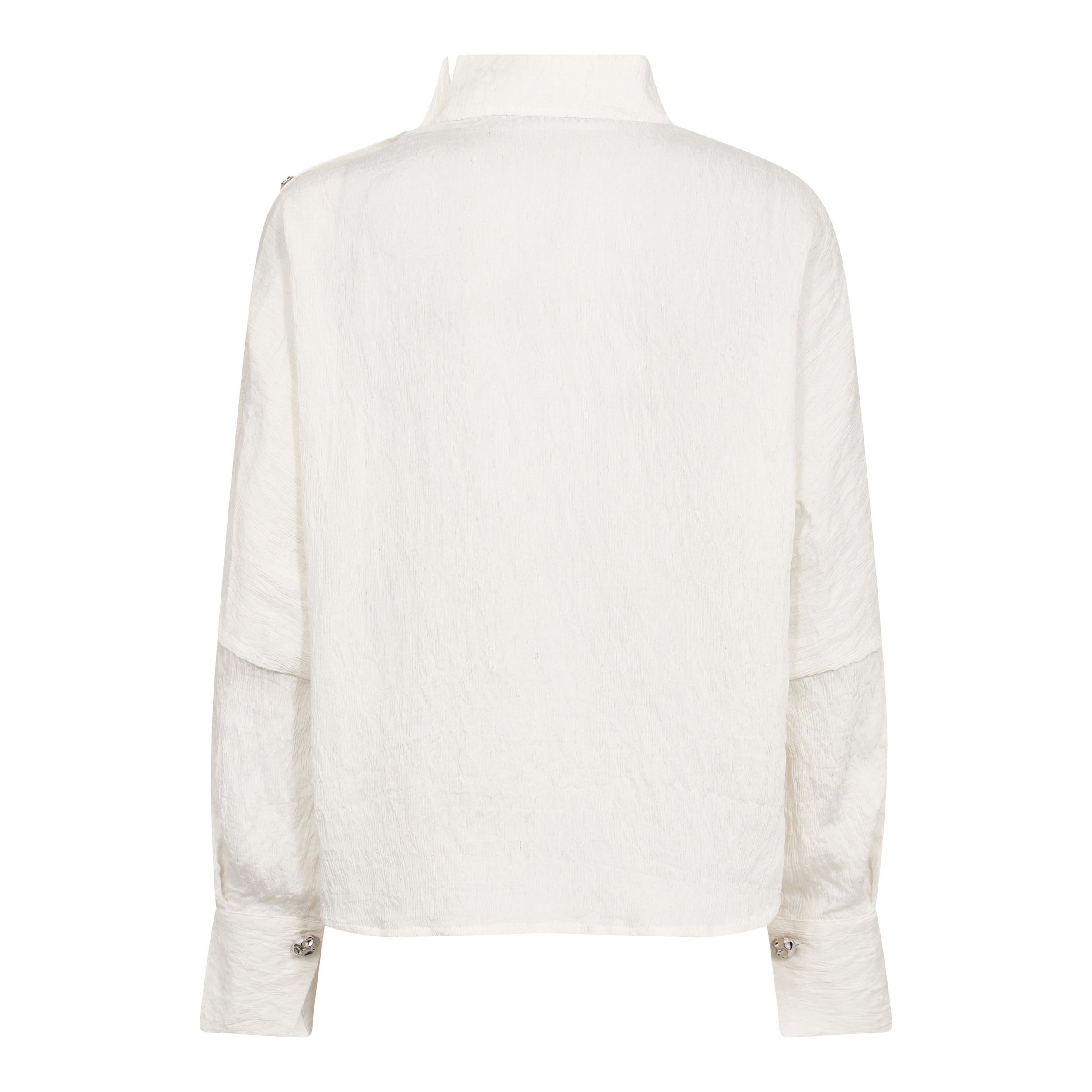 CAMELLOCC ASYM BUTTON BLOUSE