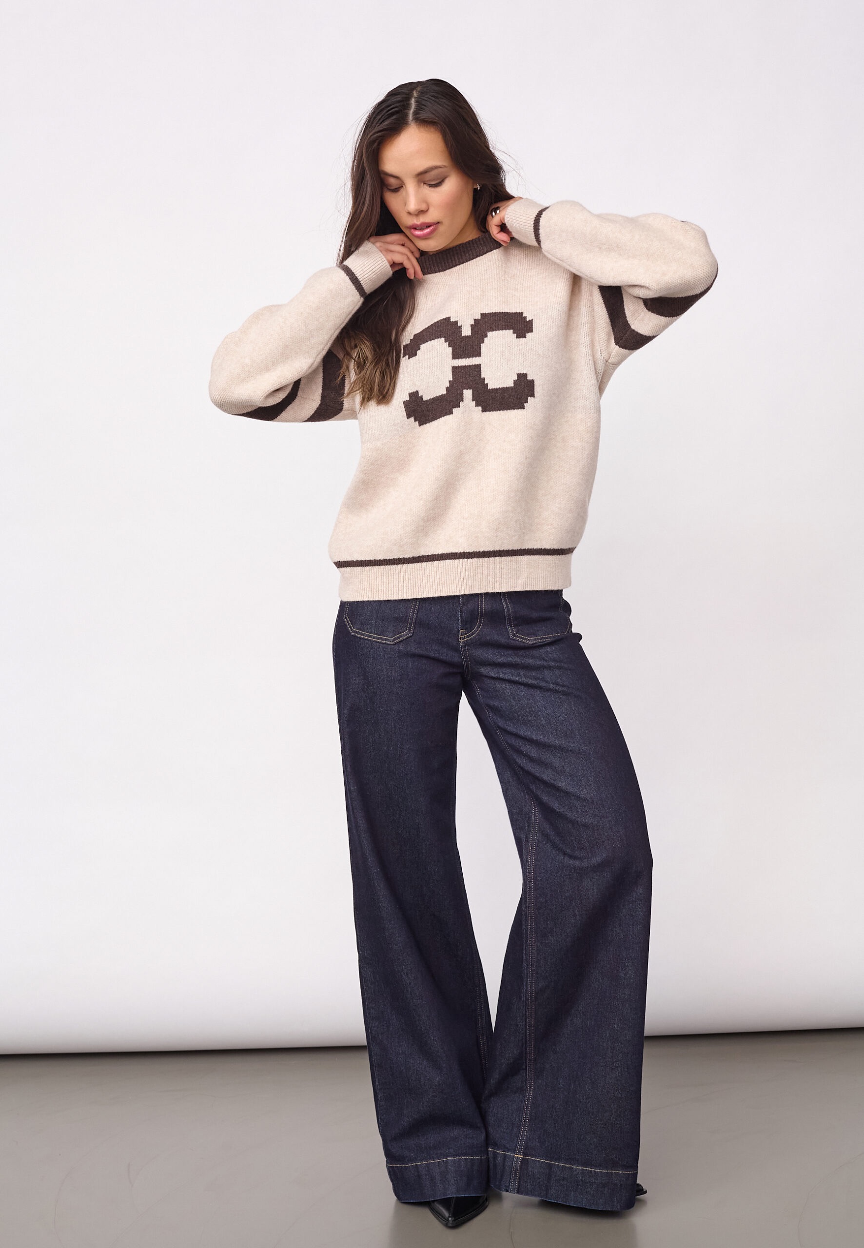 ROWCC COCO LOGO KNIT