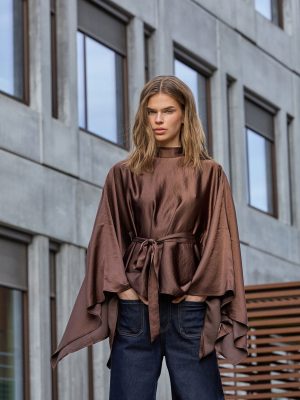 IDUNCC PONCHO BLOUSE
