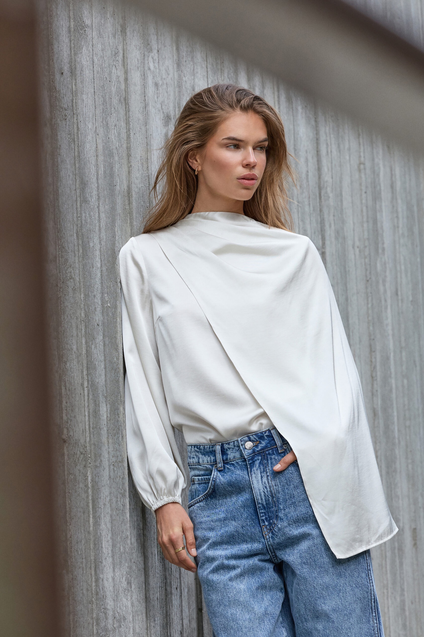 IDUNNCC CAPE BLOUSE