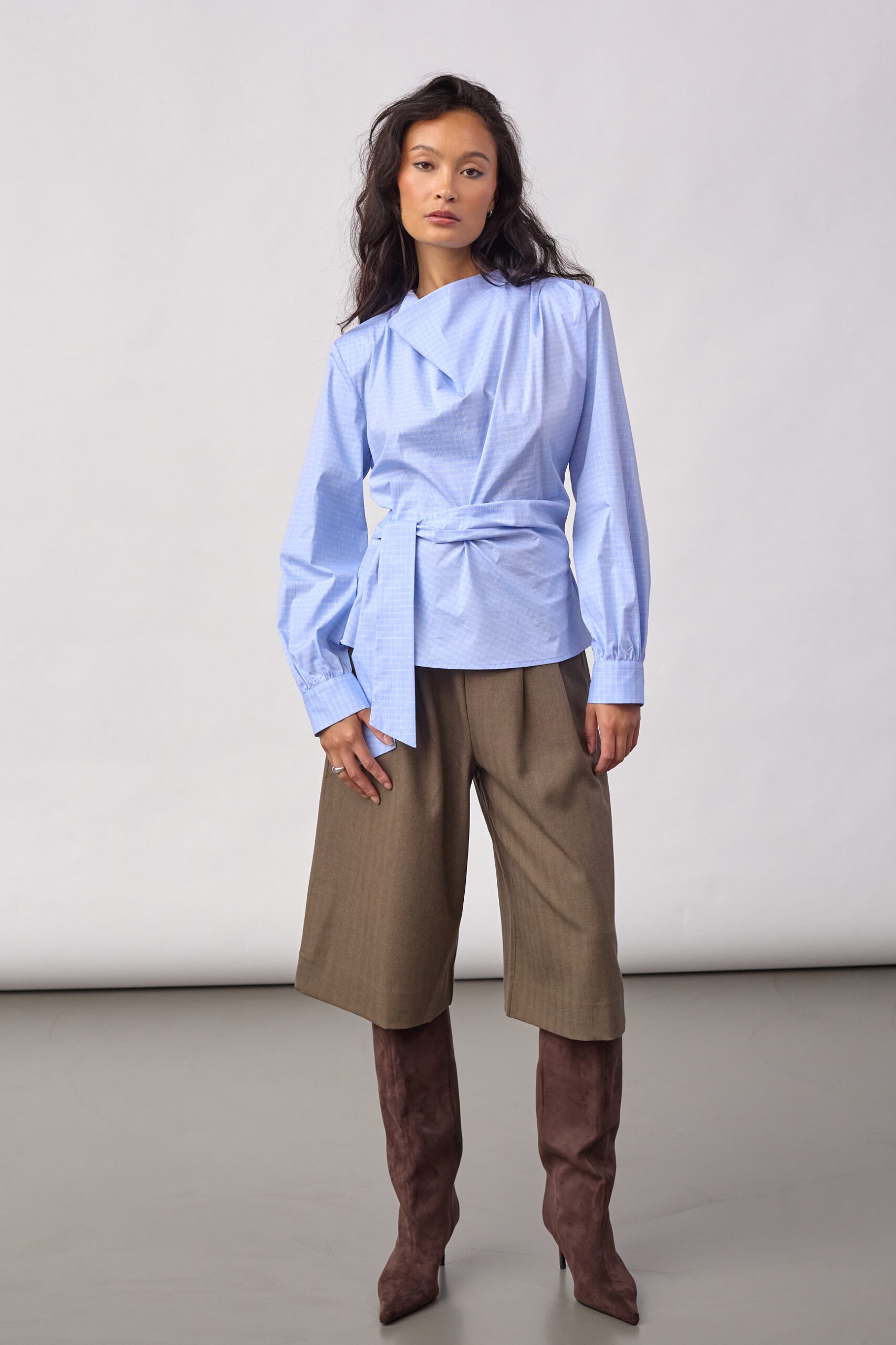 GAIANCC TIE BLOUSE