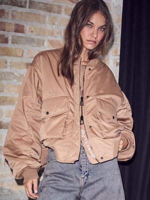 BAILEY ZIPPER BOMBER JACKET