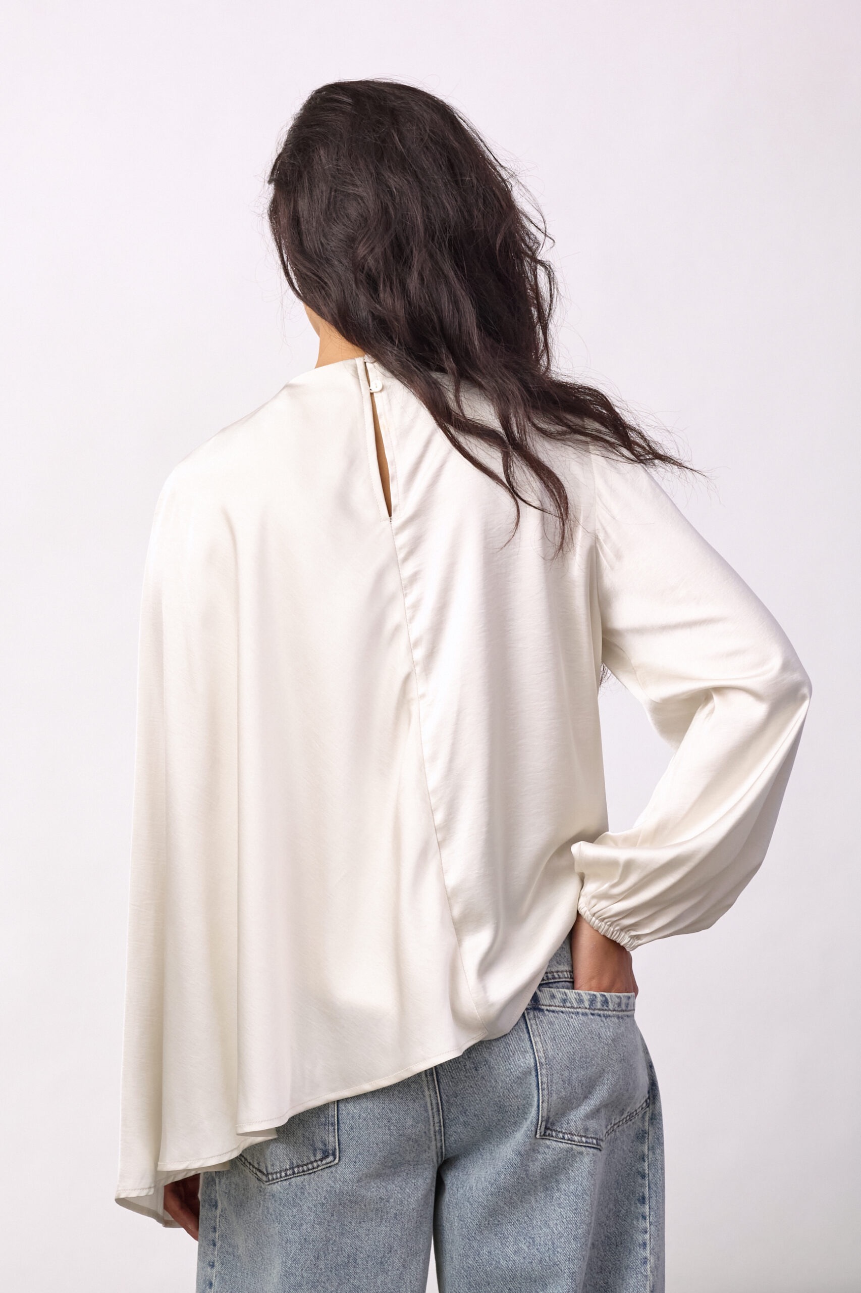 IDUNNCC CAPE BLOUSE