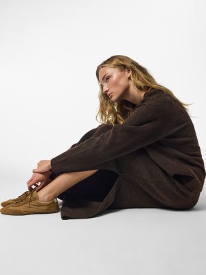 PCSALLY LS O-NECK KNIT