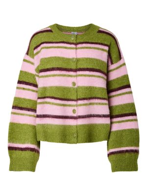 PCADA O-NECK KNIT CARDIGAN