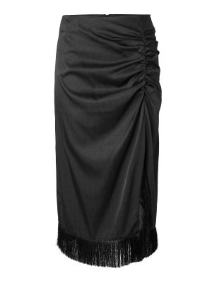 PCANNE FRILL MIDI SKIRT