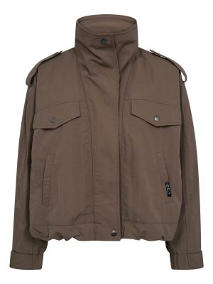 ALINACC DOUBLE FUNNEL NECK JACKET