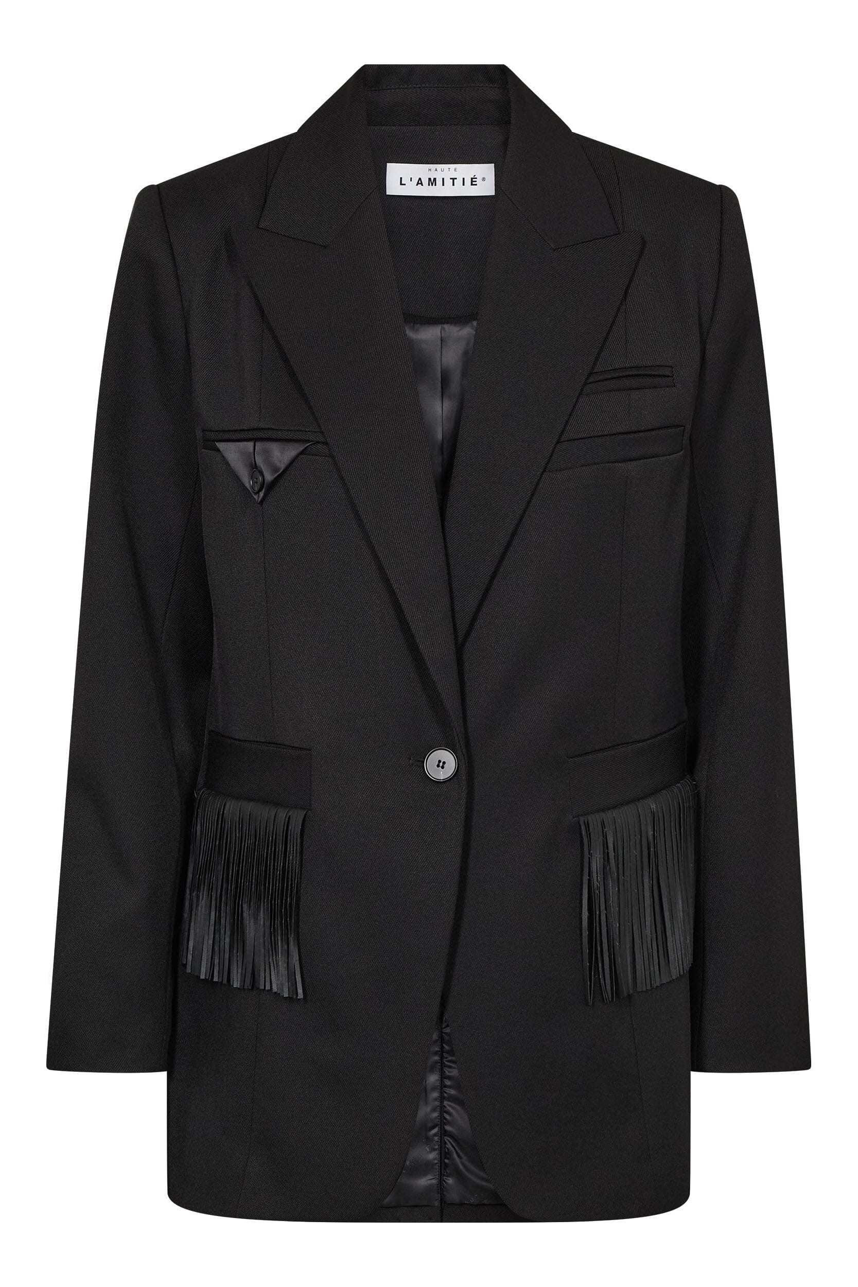 PREMIERE FRINGE BLAZER