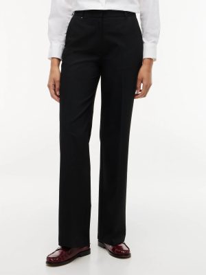 VISCOSE BLEND STRAIGHT PANT