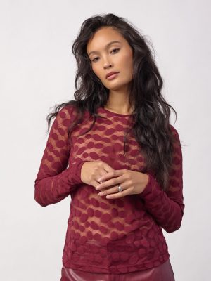 PENOLACC O-NECK BLOUSE