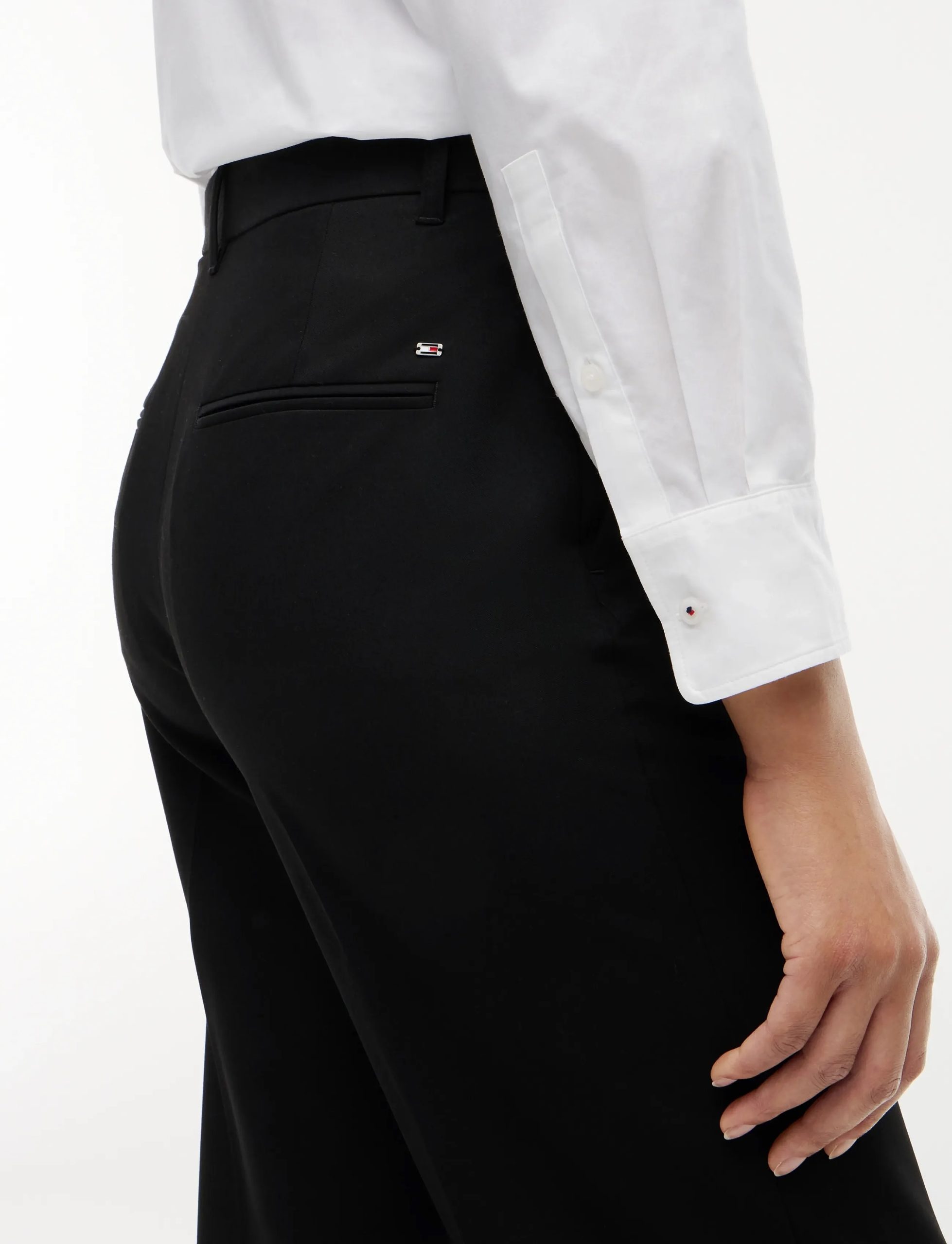 VISCOSE BLEND STRAIGHT PANT