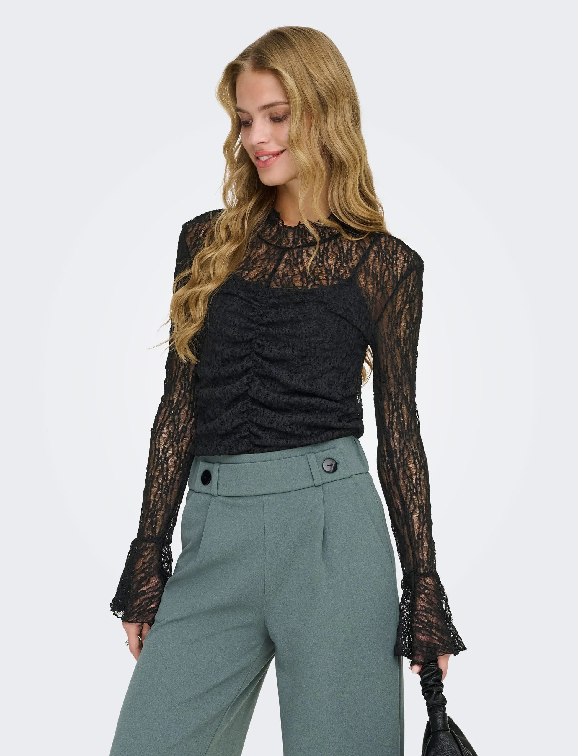 JDYLALA HIGH NECK LACE TOP
