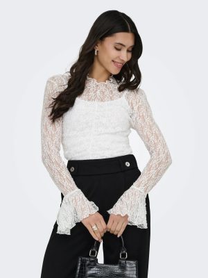 JDYLALA HIGH NECK LACE TOP