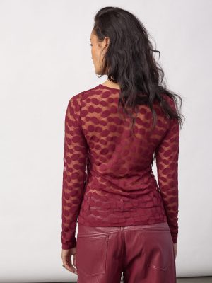 PENOLACC O-NECK BLOUSE