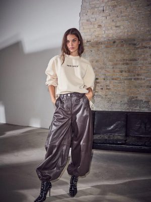 JASMIN LEATHER HAREM PANT
