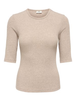 JDYRENO 2/4 O NECK TOP