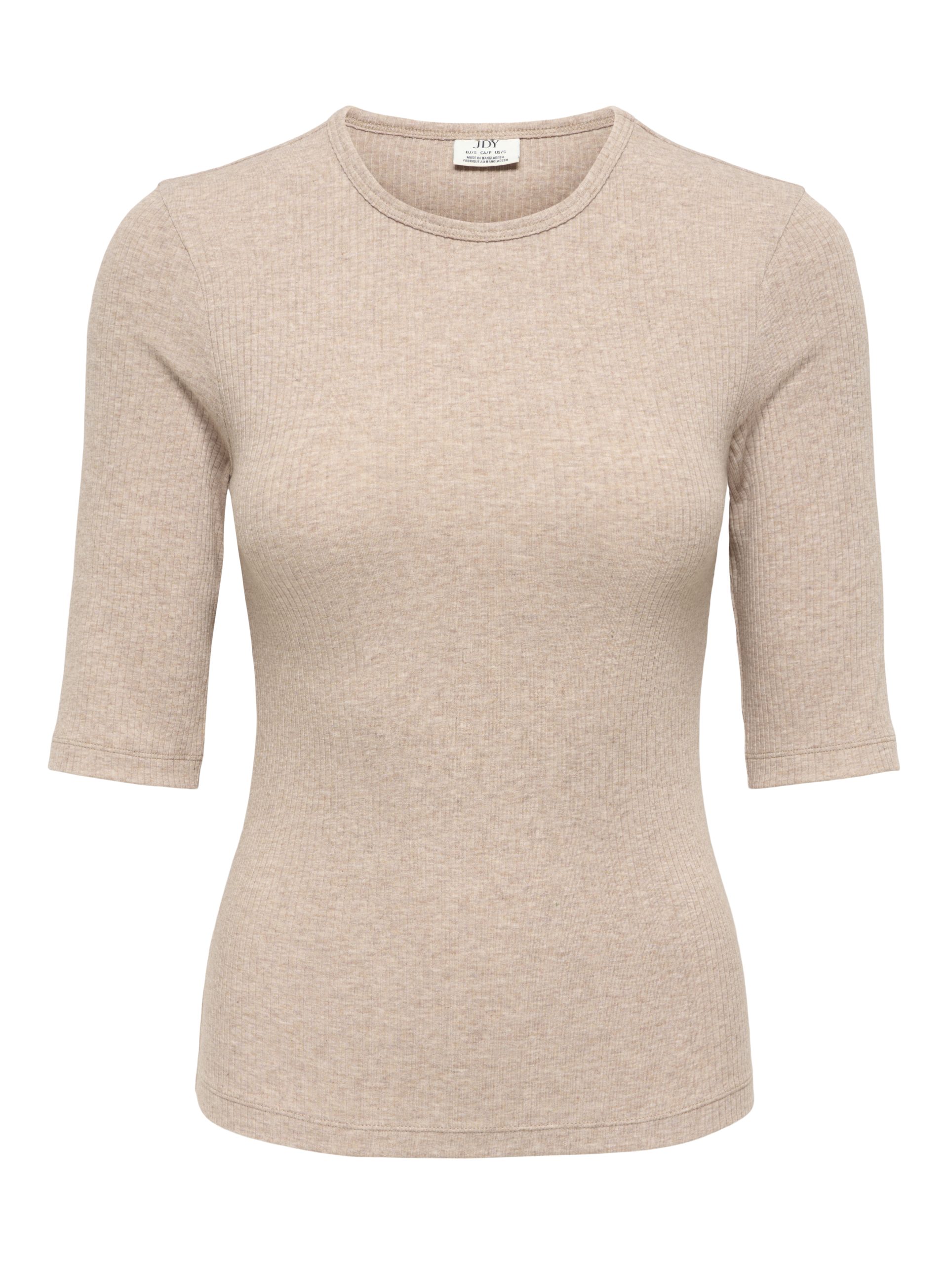 JDYRENO 2/4 O NECK TOP