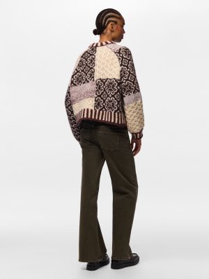 PCFUSION O-NECK COLORBLOCK KNIT
