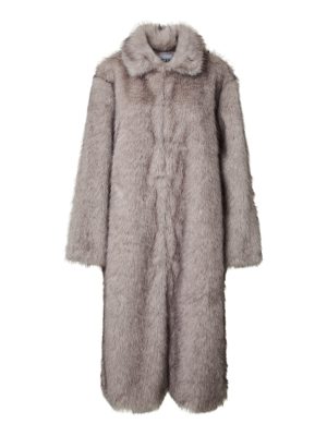 PCJILLA LONG FLUFFY JACKET