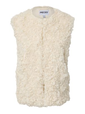 PCEVELYN FLUFFY VEST