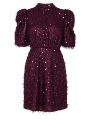 YASILZA 2/4 SEQUIN DRESS