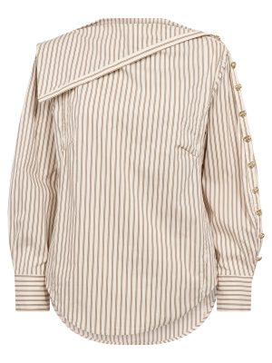 DALMA ASYM BUTTON BLOUSE