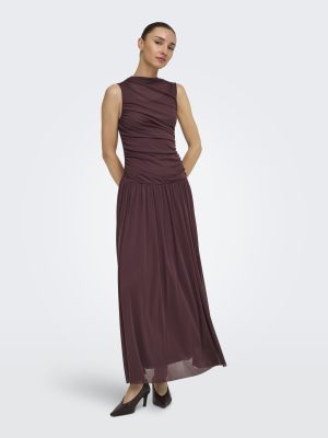 JDYUSO ROUCHING LONG DRESS