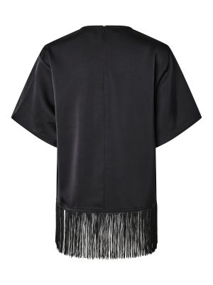 PCMARIE O-NECK FRILLS T-SHIRT